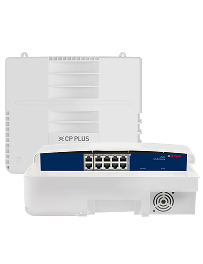 CP PLUS 8+2 POE SWITCH OUTDOOR CP-ANW-HPU8H2D-N12